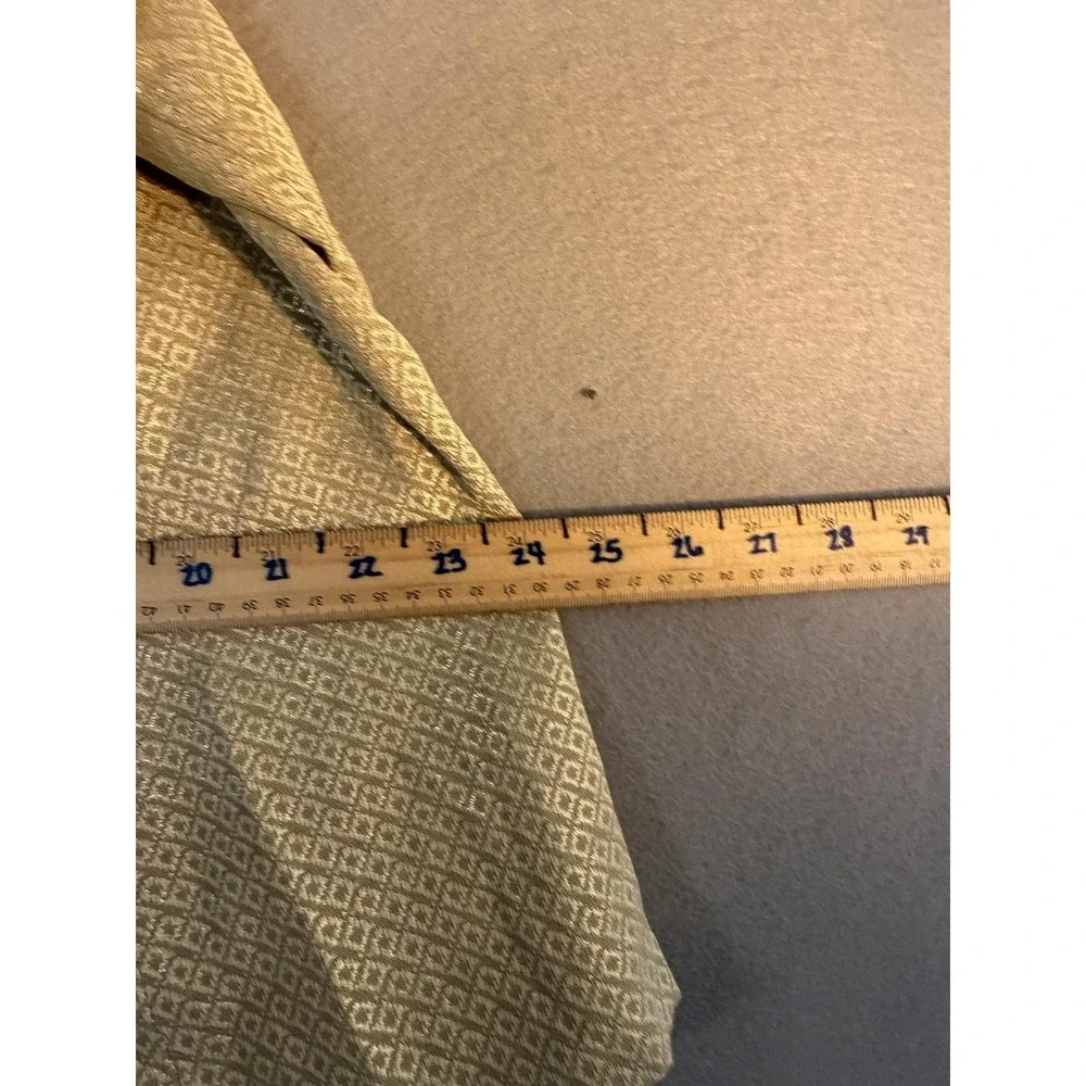 Lane Bryant Blazer Jacket Womens 20 Gold Jacquard One Button Lined Plus Formal